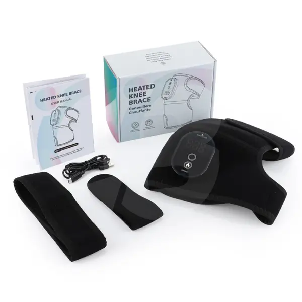 Set complet orteză electrică de încălzire pentru genunchi