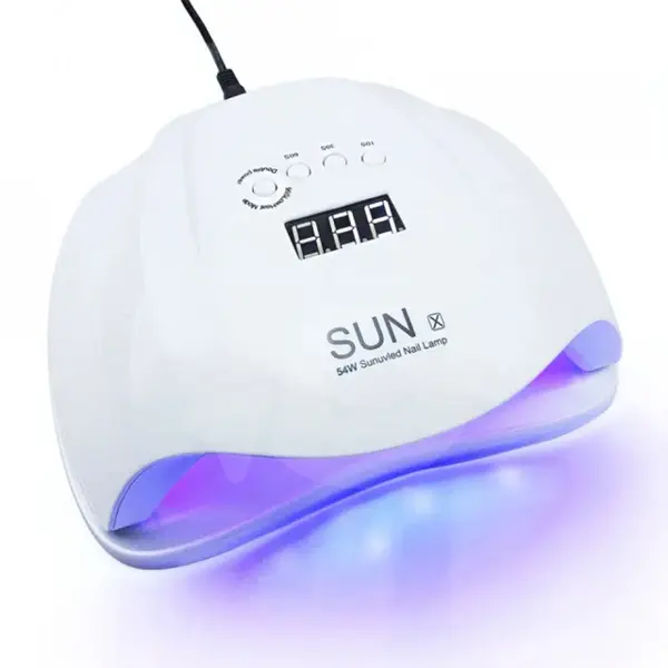 Lampă UV LED pentru unghii SUN X5 MAX 120W cu afișaj digital și temporizator