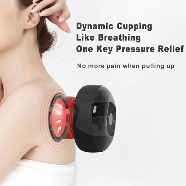 Masaj cupping electric pentru spate cu vacuum și căldură utilizare profesională