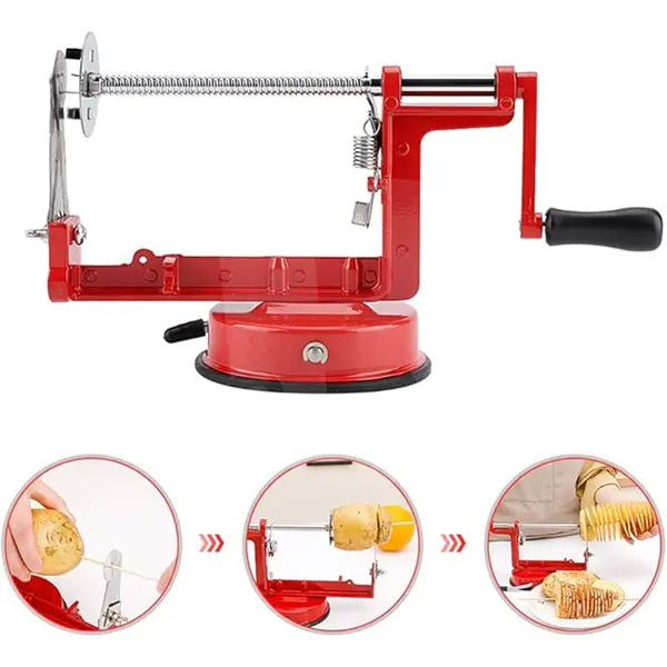Detaliu lamă oțel mașină spiral potato slicer