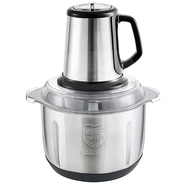 Mașină de tocat electrică din inox 5L cu 3 viteze pentru carne și legume