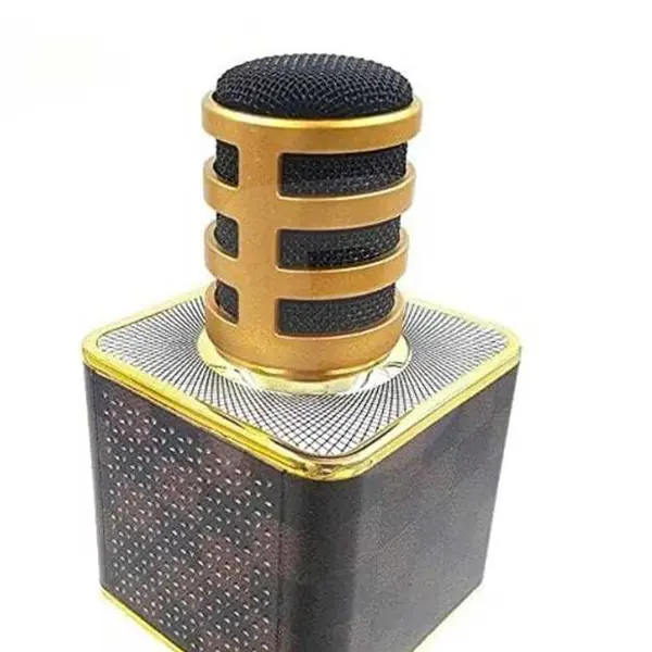 Microfon karaoke portabil cu design modern și finisaj premium