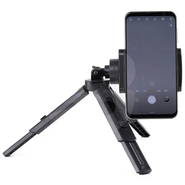 Cap rotativ 360 de grade mini trepied pentru telefon și camere GoPro