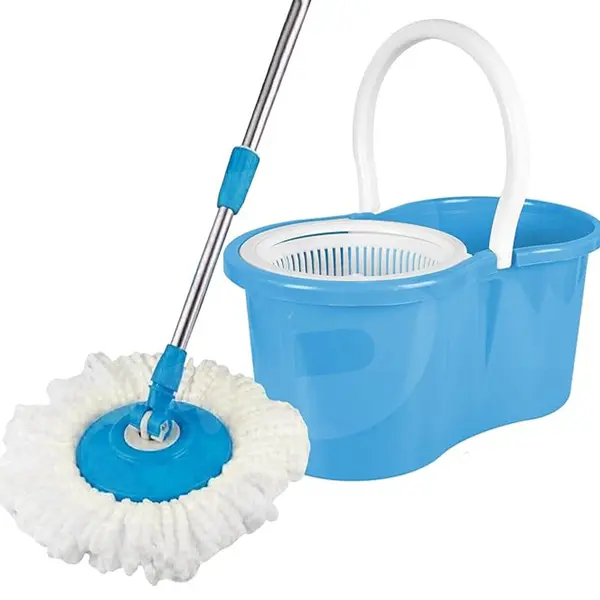 Găleată spin mop cu sistem de stoarcere prin centrifugare