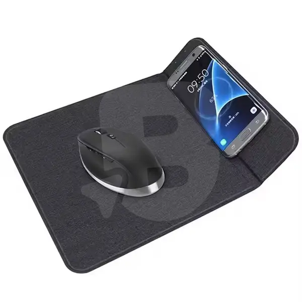 Mousepad cu încărcare wireless pliabilă 2 în 1, 15W, USB-C, compatibil iPhone Samsung Huawei Xiaomi