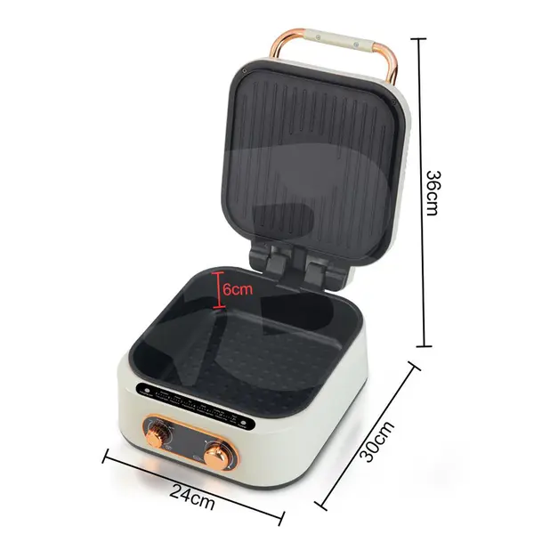 Multicooker RAF 3 in 1 hot pot grill dimensiuni produs