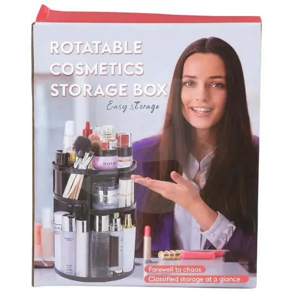 Suport rotativ pentru cosmetice și accesorii de machiaj