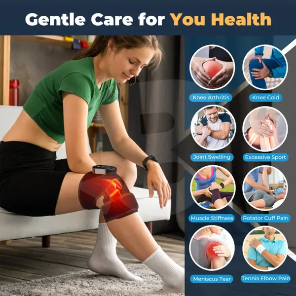 Genunchieră electrică cu baterie litiu integrată