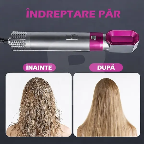 Îndreptare păr cu perie multifuncțională Hot Air Styler