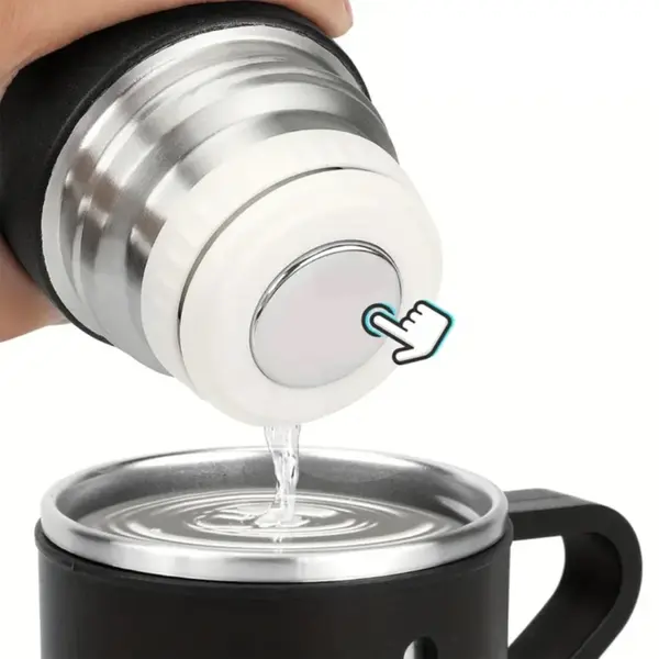 Capac termos cu sistem de turnare si inchidere etansa