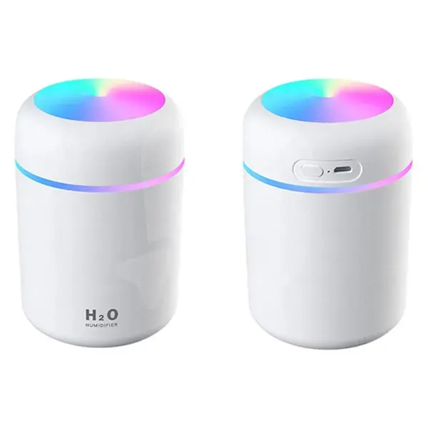 Umidificator cu LED multicolor și funcționare silențioasă