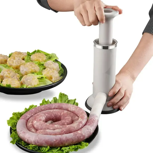 Umplător manual pentru cârnați cu ventuză antiderapantă