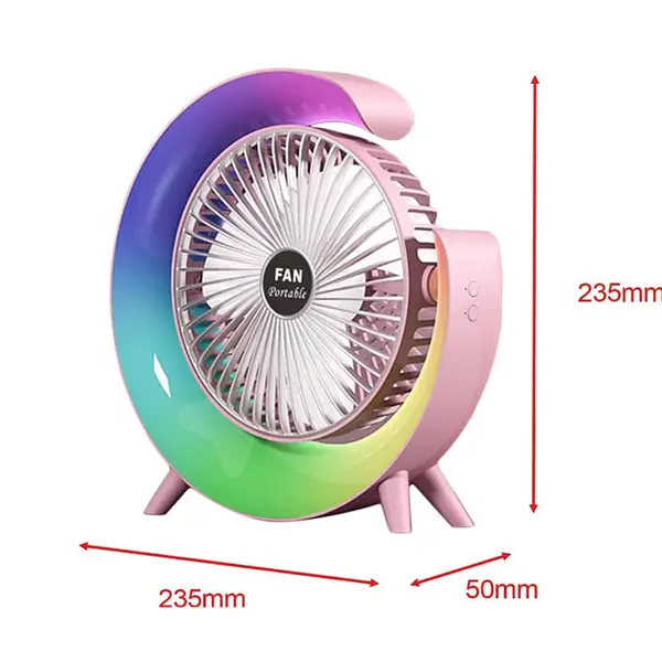 Dimensiuni mini ventilator portabil pentru birou