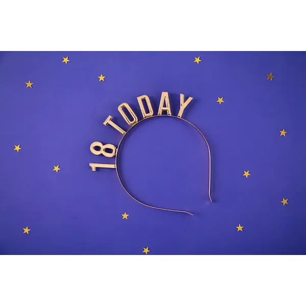 Bentita metal ,,18 Today,, auriu CON-18