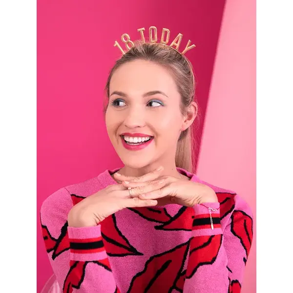 Bentita metal ,,18 Today,, auriu CON-18