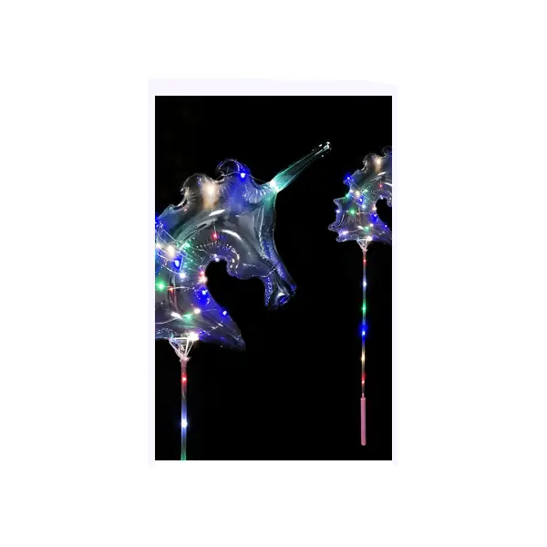 Set 50 Baloane Party LED multicolor, forma Unicorn 6511110043206 CON-40