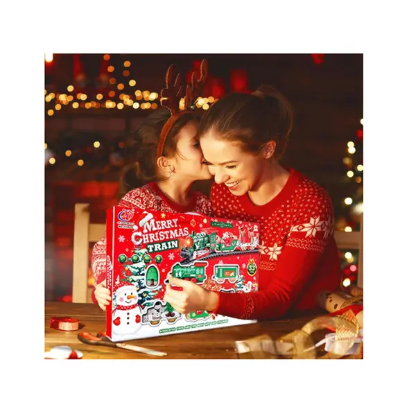 Tren de Craciun muzical, cu LED-uri 6511110044692 CON-263