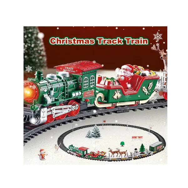 Tren de Craciun muzical, cu LED-uri 6511110044692 CON-263