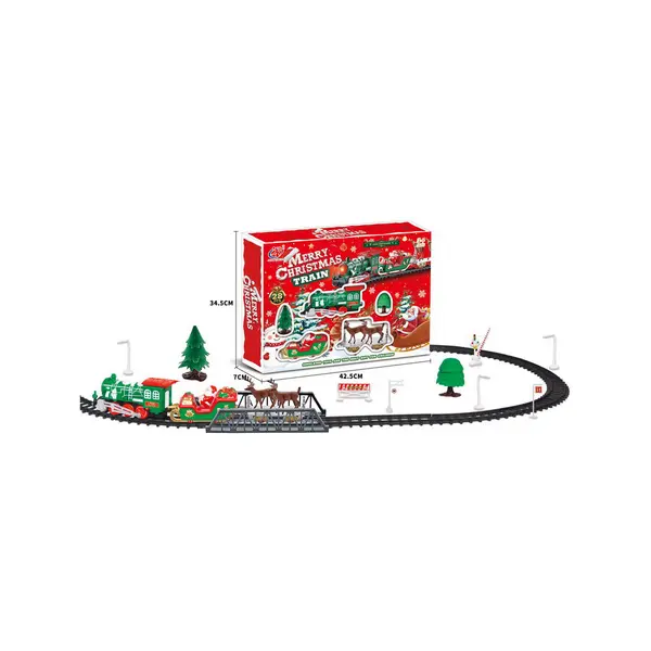 Tren de Craciun muzical, cu LED-uri 6511110044692 CON-263