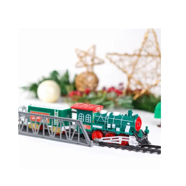 Tren de Craciun muzical, cu LED-uri 6511110044692 CON-263