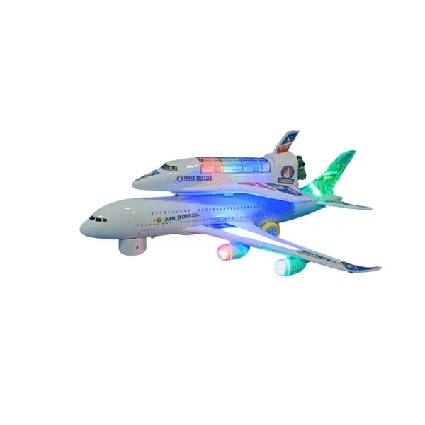 Avion A380 cu Navetă Spațială, Electric, Lumini și Sunete 6511110054837 CON-484