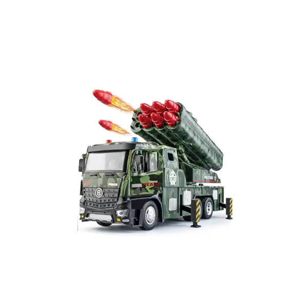 Camion militare cu lansator de rachete cu cabină metalică, Camion militar cu frecare și 8 rachete 6511110052000 CON-311