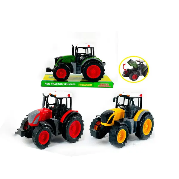 Cap tractor agricol cu mecanism Friction Power pentru copii