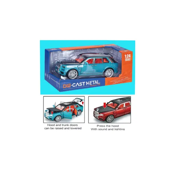 Mașină Metal Cullinan 1:24, turnată sub presiune, cu sunet și lumină 6511110052017 CON-312