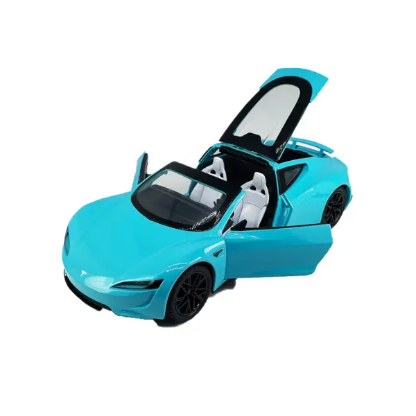 Mașină metalica Roadster la scară 1/24, cu sunet și lumină 6511110051591 CON-279