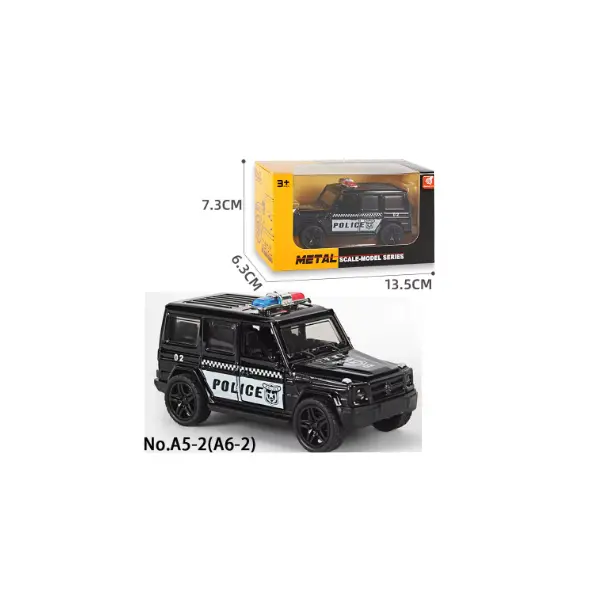 Mașini Metalice de Urgență (Poliție, Pompieri, Armată) - Scara 1:36, Funcție Pull-Back CON-462