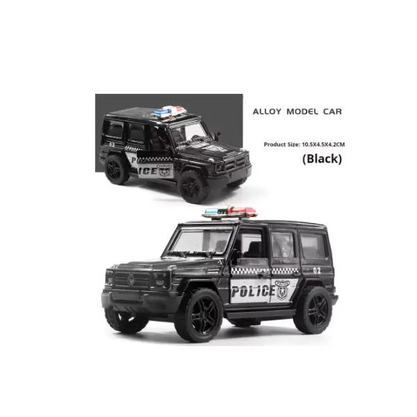 Mașini Metalice de Urgență (Poliție, Pompieri, Armată) - Scara 1:36, Funcție Pull-Back CON-462