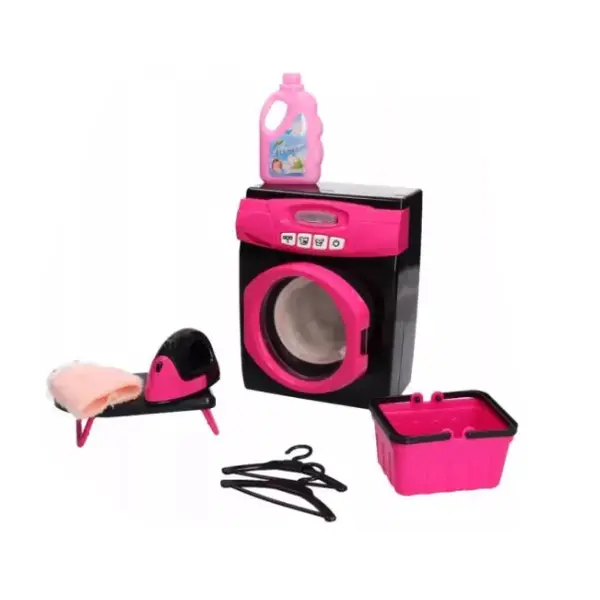 Set cu mașină de spălat My little Home - Roz 6511110051874 CON-301