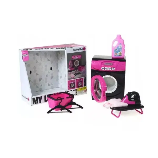 Set cu mașină de spălat My little Home - Roz 6511110051874 CON-301