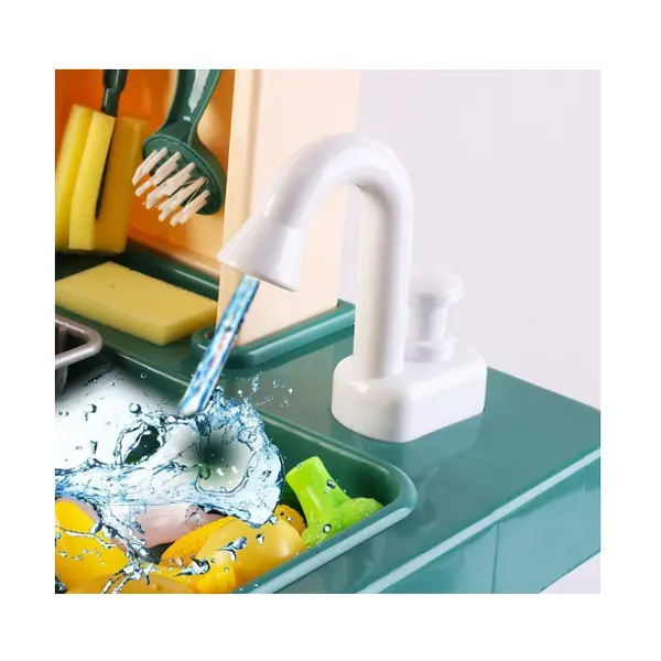 Set de bucătărie 87 buc , Panou cu Butoane Multifuncționale, Lumină, Sunet, Funcții de Abur Real și Accesorii care Își Schimbă Culoarea Incluse 6511110053076 CON-316