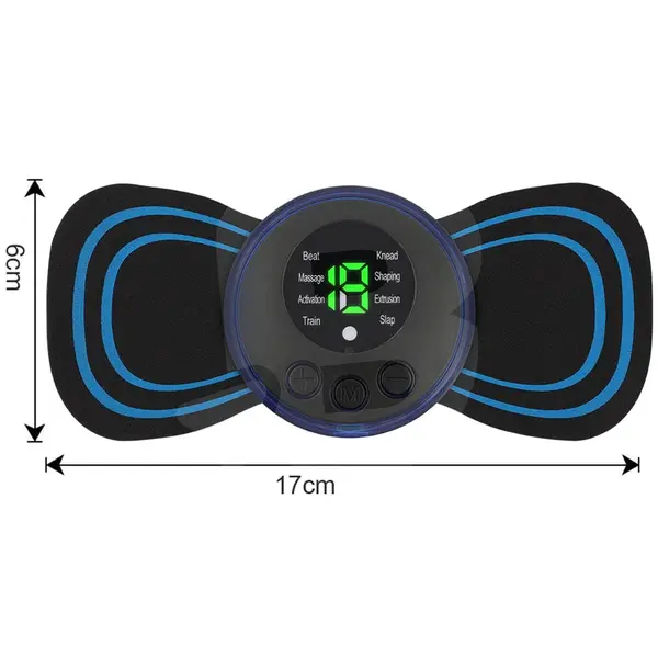 Aparat de masaj EMS portabil dimensiuni compacte
