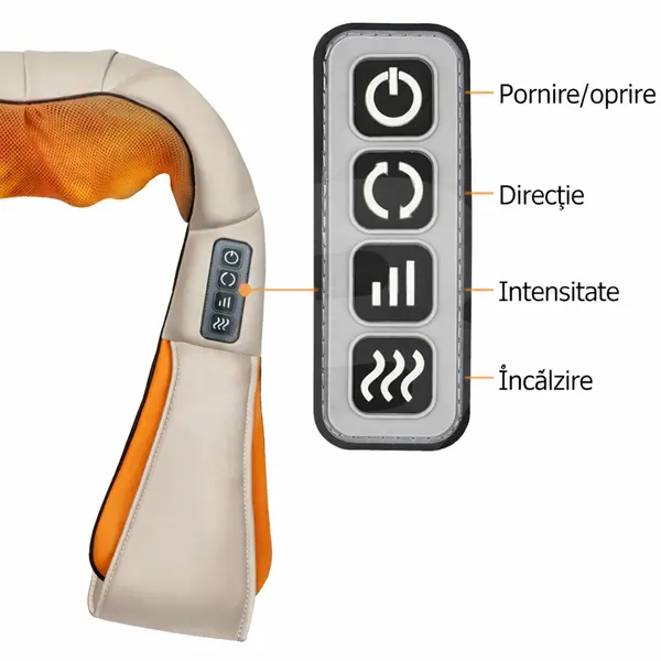 Panou de control aparat masaj cervical