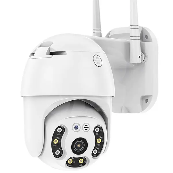 Cameră supraveghere WiFi exterior Full HD 1080P rotativă cu auto-urmărire și vedere nocturnă