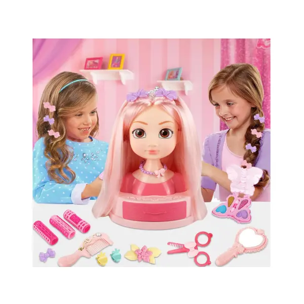 Cap de Păpușă Veitch Fairytales cu 19 Accesorii pentru Coafat și Machiaj 6511110054745 CON-566