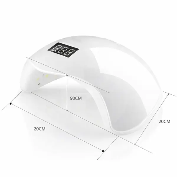 Lampă UV-LED SUN 5 cu afișaj digital dimensiuni