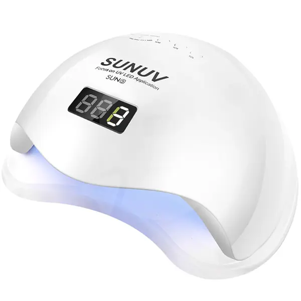 Lampă UV-LED 48W pentru unghii SUN 5, afișaj digital