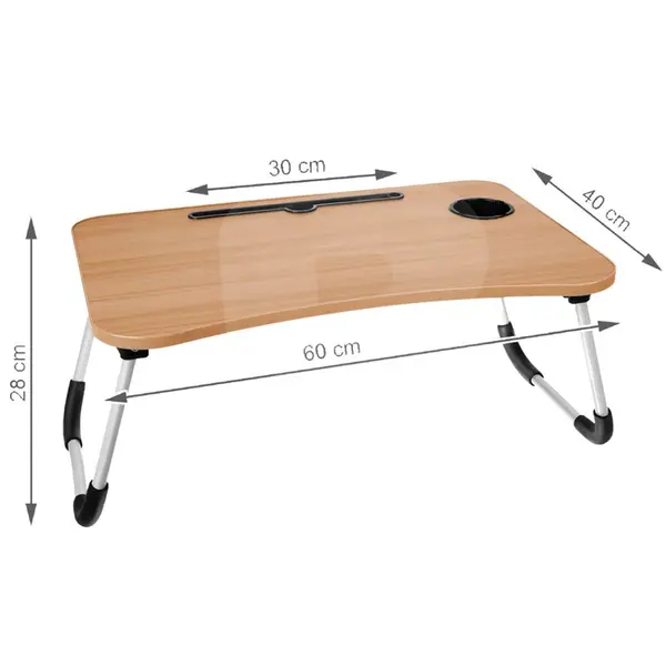 Dimensiuni măsuță laptop pliabilă 60×40 cm
