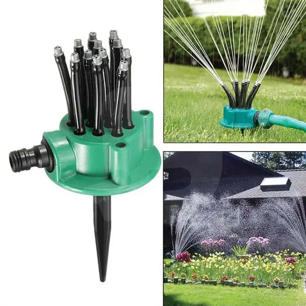 Aspersor pentru irigare grădină montat pe sol cu țepușă