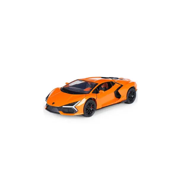 Machetă Lamborghini Revuelto 1:24 metal portocaliu cu detalii sport
