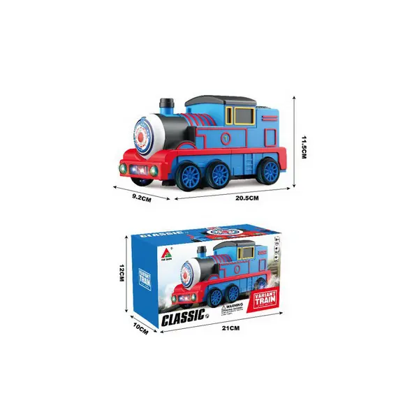 Robot jucărie rezultat din transformarea trenului