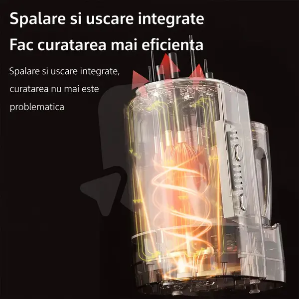 Control simplu cu temporizare pentru rufe delicate