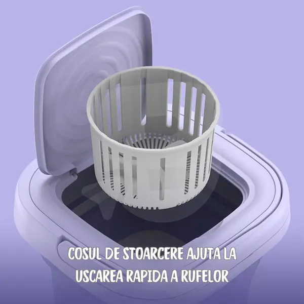 Coș de stoarcere detașabil pentru mașină de spălat portabilă 9L