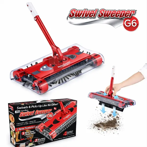 Sistem de colectare fără sac al măturii Swivel Sweeper G6