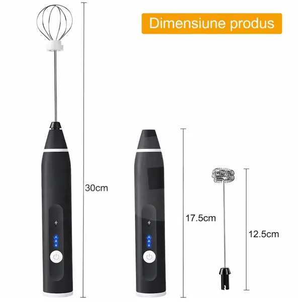 Dimensiuni mixer electric pentru lapte și ouă