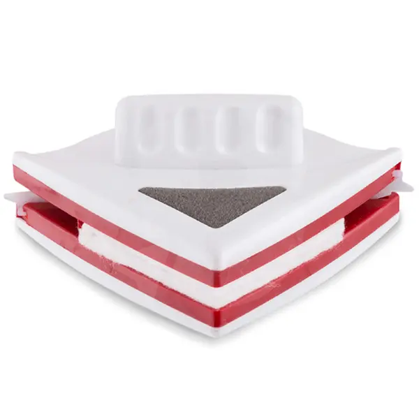 Ștergător magnetic pentru geam cu curățare dublă față – vedere frontală