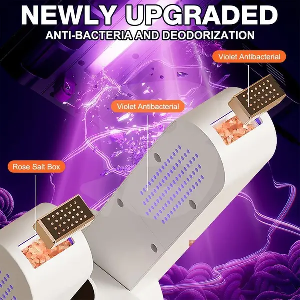 Uscător electric pentru încălțăminte cu funcție UV antibacteriană